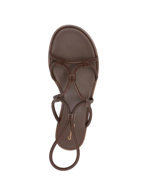 Gianvito Rossi tubolare-strap sandals - Brown