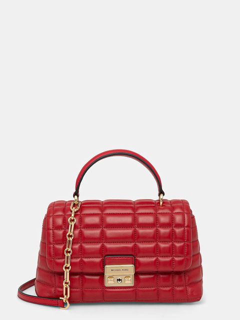 MICHAEL Michael Kors torebka skórzana kolor czerwony 30F5G2RS2L - zdjęcie produktu nr 1