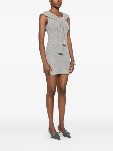 Aya Muse Vao sleeveless mini dress - Grey