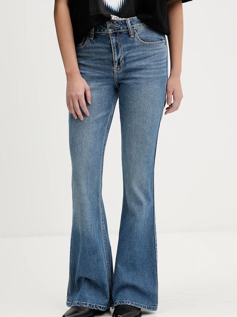 Hollister Co. jeansy damskie high waist KI355-5838-278 - zdjęcie produktu nr 1