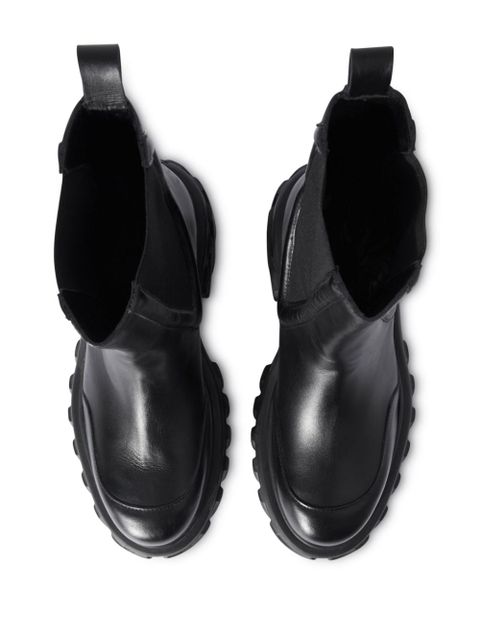 Off-White Tractor Motor leather boots - Black