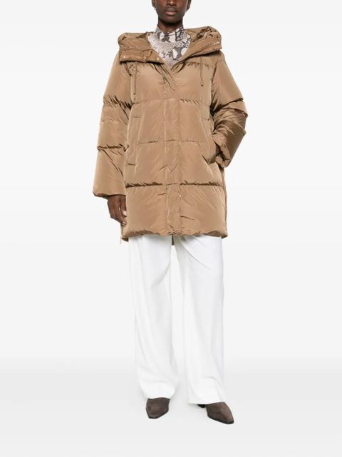 Weekend Max Mara hooded puffer coat - Brown - zdjęcie produktu nr 2