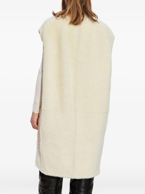 Marni button-fastening patch-pocket vest - White