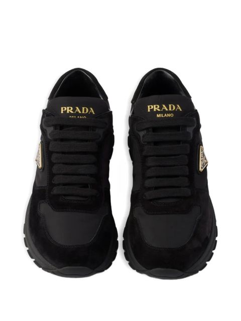 Prada Prax 2.0 Re-Nylon and suede sneakers - Black