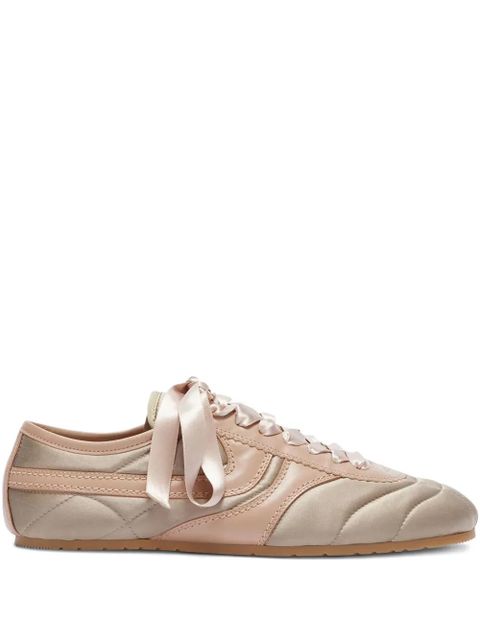 DRIES VAN NOTEN quilted satin sneakers - Neutrals - zdjęcie produktu nr 1