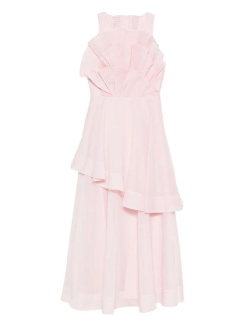 Aje Selestia ruffled layered midi dress - Pink - zdjęcie produktu nr 1