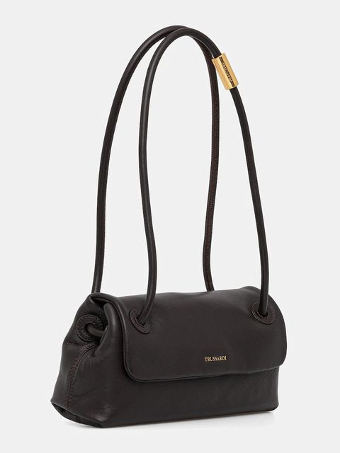 Trussardi torebka skórzana kolor brązowy Z610E005987N - zdjęcie produktu nr 2