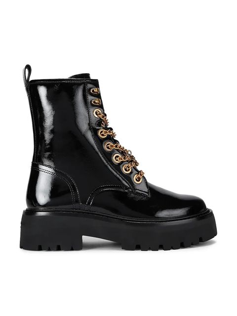 Kurt Geiger London workery skórzane Matilda Charm damskie kolor czarny na platformie 4993600109 - zdjęcie produktu nr 1