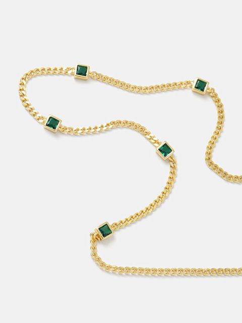 Answear.LAB naszyjnik ze srebra 925 pozłacanego 18k złotem - zdjęcie produktu nr 1