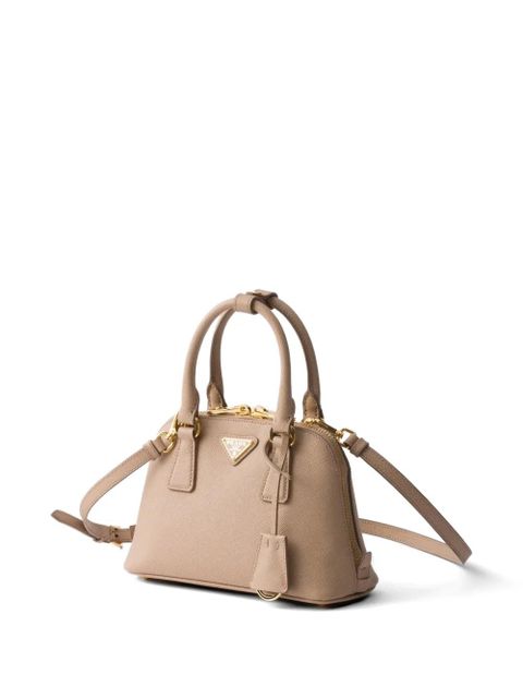 Prada Promenade Saffiano leather mini tote bag - Neutrals