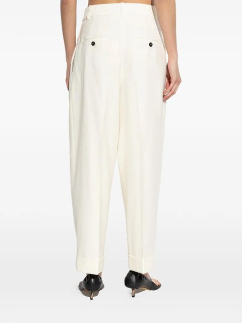 Róhe pleated cuffed trousers - Neutrals