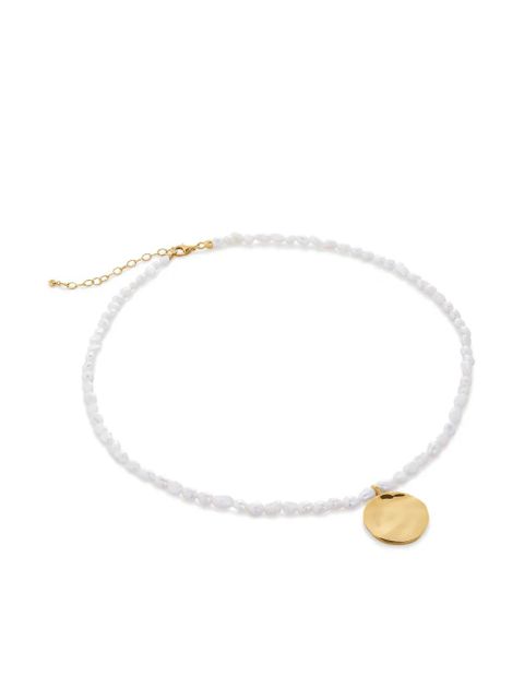 Monica Vinader Capri Keshi pearl necklace - White - zdjęcie produktu nr 1