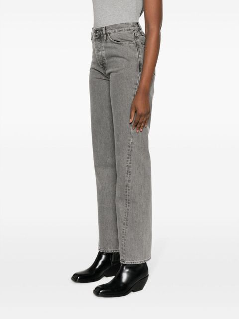 TOTEME Twisted Seam straight-leg jeans - Grey
