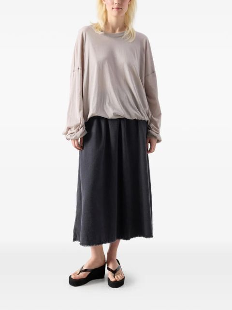 American Vintage Laloom long-sleeve cotton T-shirt - Neutrals - zdjęcie produktu nr 2