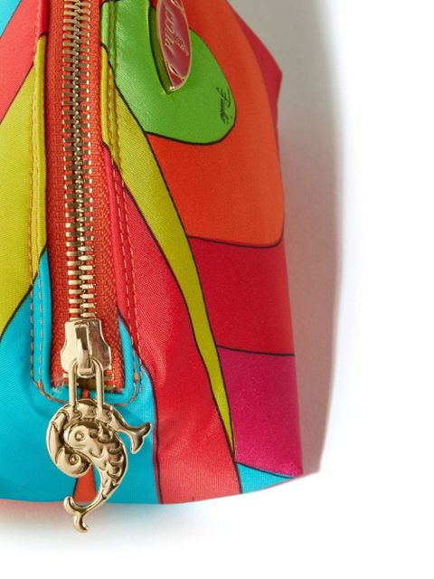 PUCCI Iride-print beauty case - Red