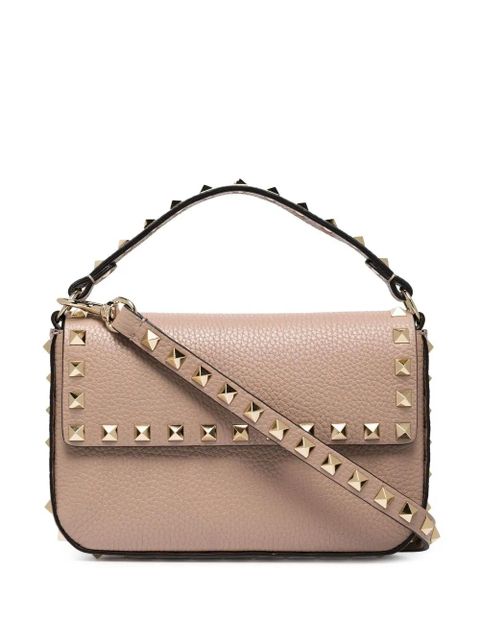 Valentino Garavani Rockstud top-handle mini bag - Neutrals - zdjęcie produktu nr 1