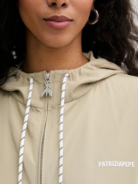 Patrizia Pepe kurtka kolor beżowy przejściowa 8O0231 A719