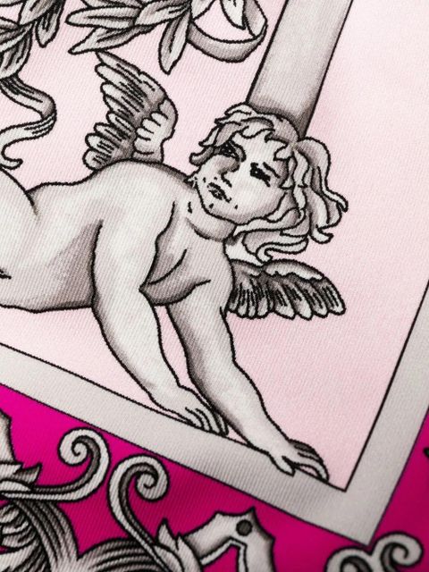 Versace Silver Baroque-print leggings - Pink - zdjęcie produktu nr 2