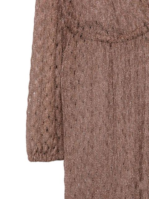 Missoni ruffled-hem maxi dress - Brown