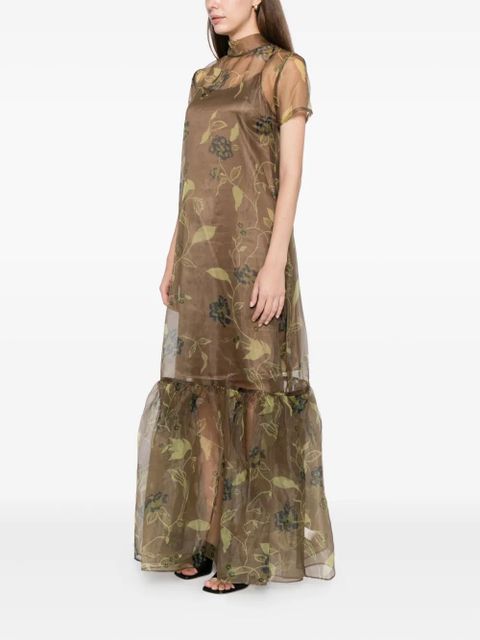 STAUD Calluna dress - Brown