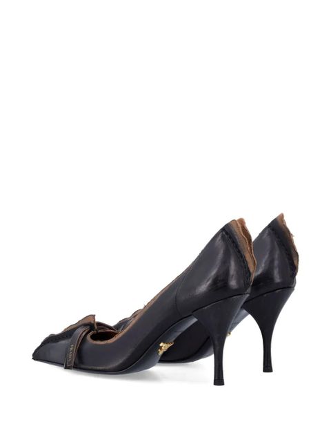Prada 85mm pointed-toe heeled pumps - Black
