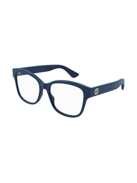 Gucci Eyewear logo-print frames - Blue - zdjęcie produktu nr 2
