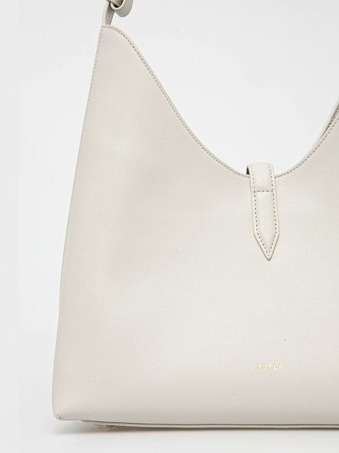 Furla torebka skórzana kolor biały WB01499.BX3104.1704S1007