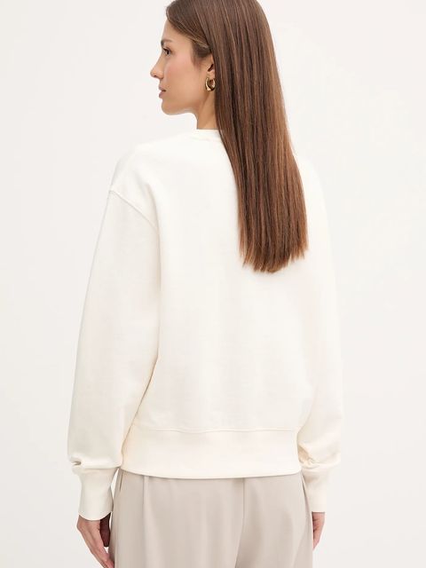 Tommy Hilfiger bluza damska kolor beżowy z aplikacją WW0WW47159 - zdjęcie produktu nr 2