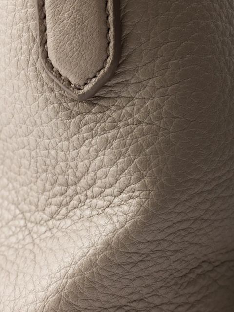 Prada large leather tote bag - Grey