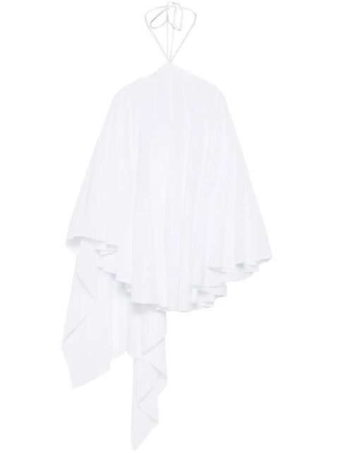 Jacquemus Triangle ruffled mini dress - White - zdjęcie produktu nr 1