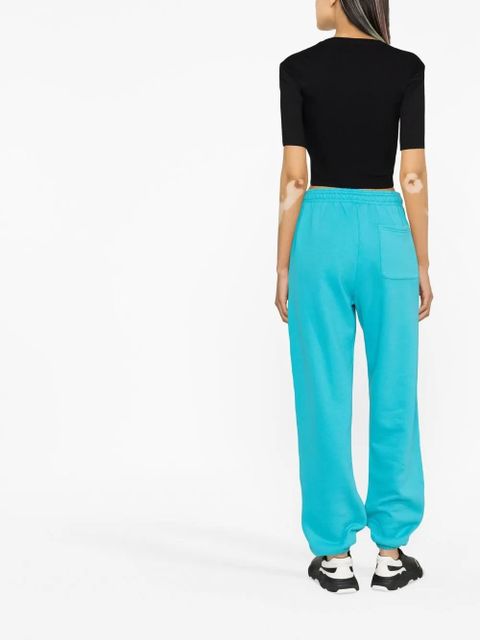 Versace logo-print track pants - Blue