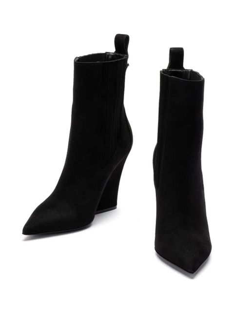 Valentino Garavani VLogo suede boots - Black
