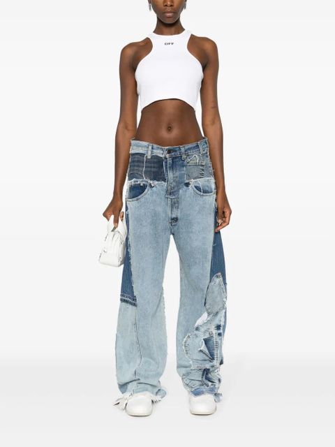 Off-White Off-Stamp ribbed crop top - zdjęcie produktu nr 2