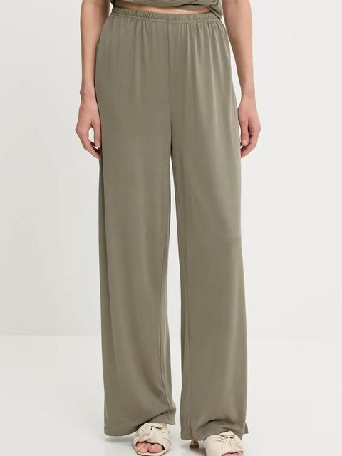 Answear.LAB bluzka i spodnie damski kolor zielony