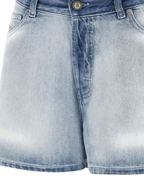 Diesel De-Helios faded high-rise shorts - Blue