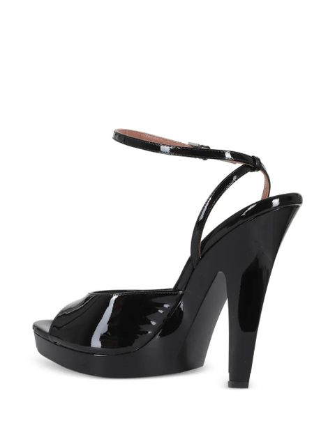 Paris Texas 130mm Gala sandals - Black