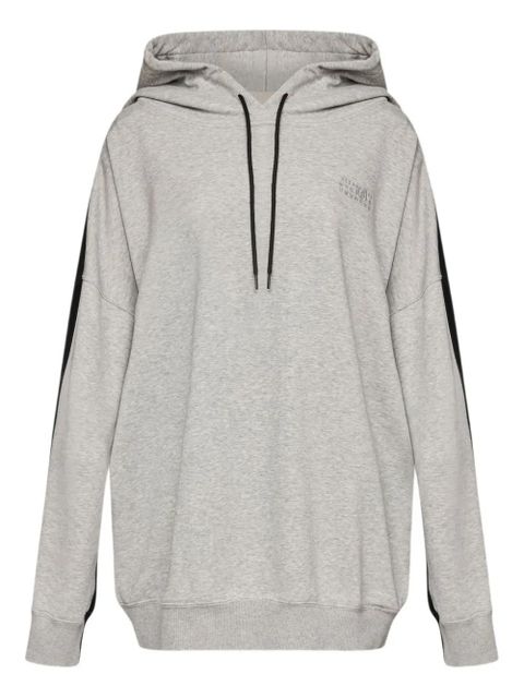 MM6 Maison Margiela numbers-motif hoodie - Grey - zdjęcie produktu nr 1