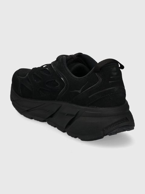 Hoka One One buty zamszowe Us Clifton L kolor czarny