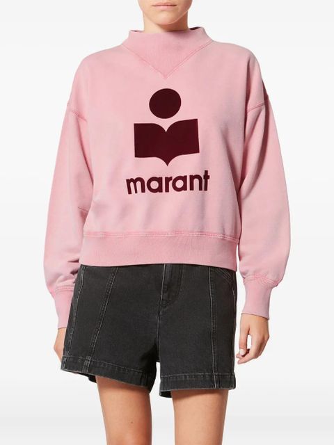 MARANT ÉTOILE Moby logo sweatshirt - Pink - zdjęcie produktu nr 2