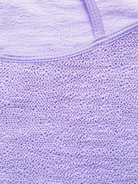 Hunza G Pamela crinkle swimsuit - Purple