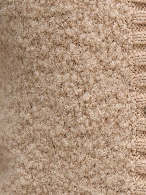 Sisley kardigan z dodatkiem wełny damski kolor beżowy ciepły 1IGZL500S