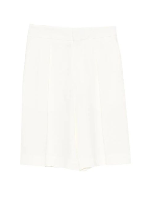Victoria Beckham pleated shorts - White - zdjęcie produktu nr 1