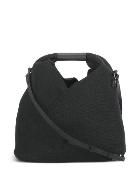 MM6 Maison Margiela contrast stitching tote bag - Black