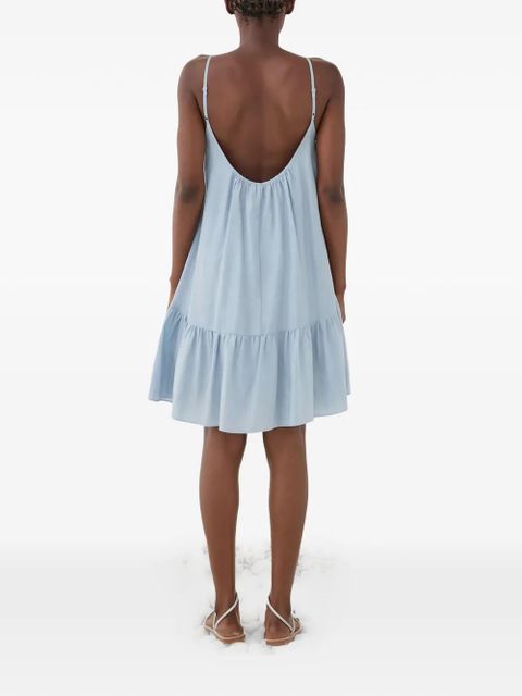 Eleh gathered mini dress - Blue - zdjęcie produktu nr 2