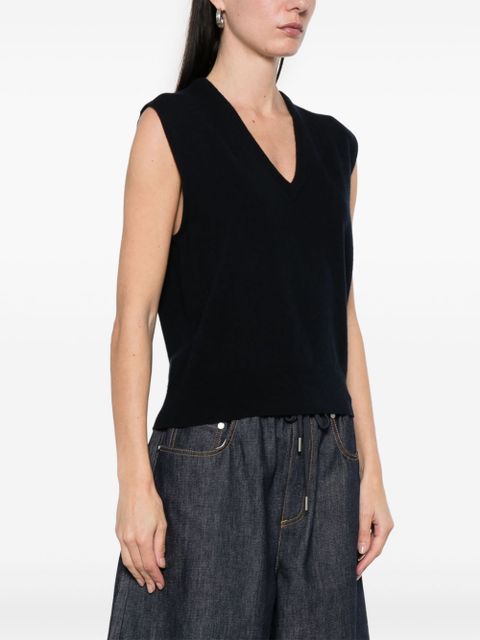 Maison Margiela virgin wool vest - 511 BLUE - zdjęcie produktu nr 2