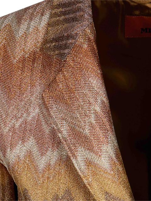 Missoni chevron blazer - Brown