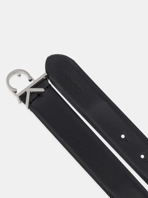 Calvin Klein pasek skórzany damski kolor czarny LV04F7033G