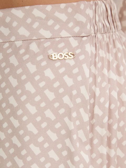 BOSS szorty piżamowe damska kolor beżowy 50545612