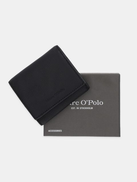 Marc O'Polo portfel skórzany damski kolor czarny 50819905601110