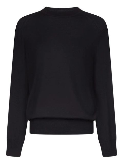 LouLou de Saison drop shoulder ribbed knitwear - Black - zdjęcie produktu nr 1